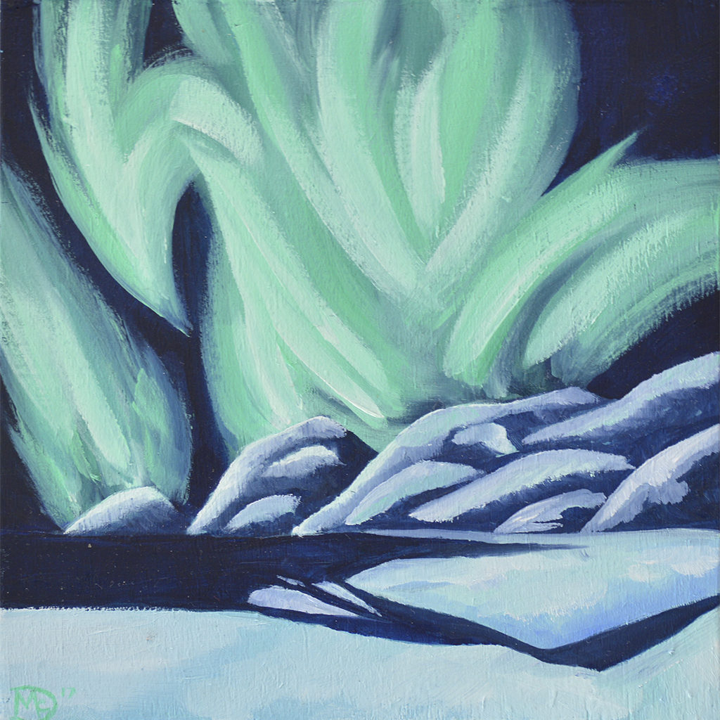 borealis-northern-lights-painting